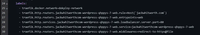 A screenshot of some of the Docker Compose labels generated for a Dokploy project.