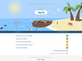 dokploy-mailserver-mail-tester-results