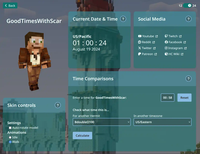 A screenshot showcasing the new 3d models on Hermitclock. GoodTimesWithScar is partway through his run cycle.