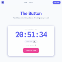 The Button homepage in light mode.