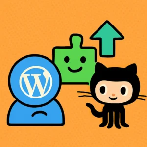An AI generated image representing updateable wordpress plugins hosted on Github
